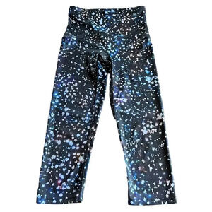 SPANX Booty Boost Active Cosmic Galaxy Printed Cropped Leggings Women's‎ Small